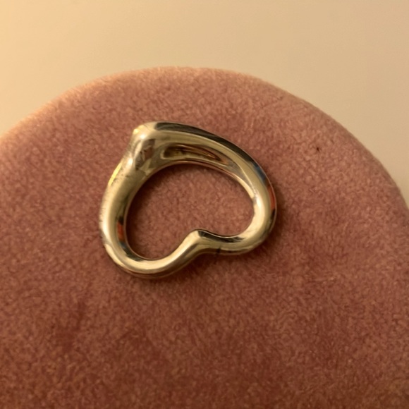 Tiffany & Co. Else Peretti open heart pendant 925 silver 22 cm. - Picture 5 of 7